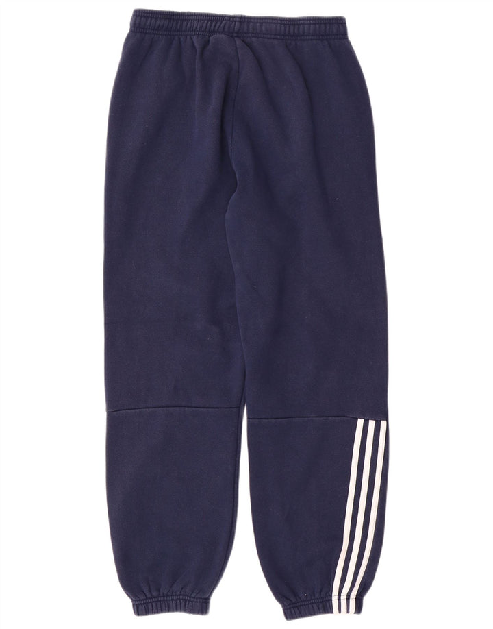 Adidas Mens Treino Calças Joggers Médio Azul Marinho Algodão