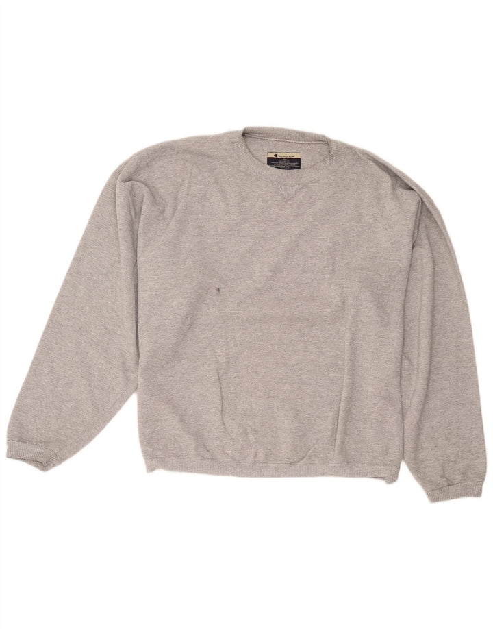 Champion moletom masculino jumper 2XL poliéster cinza