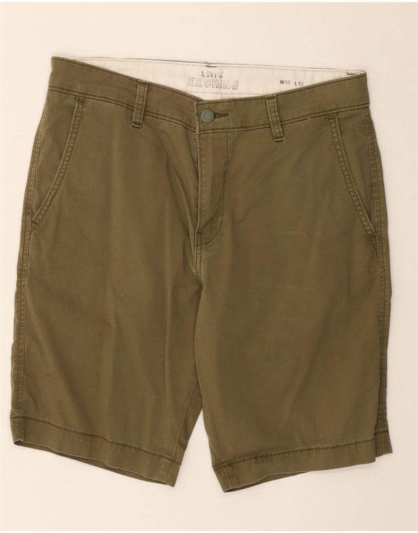 Shorts Chino Masculino Levi's W30 Algodão Cáqui Médio