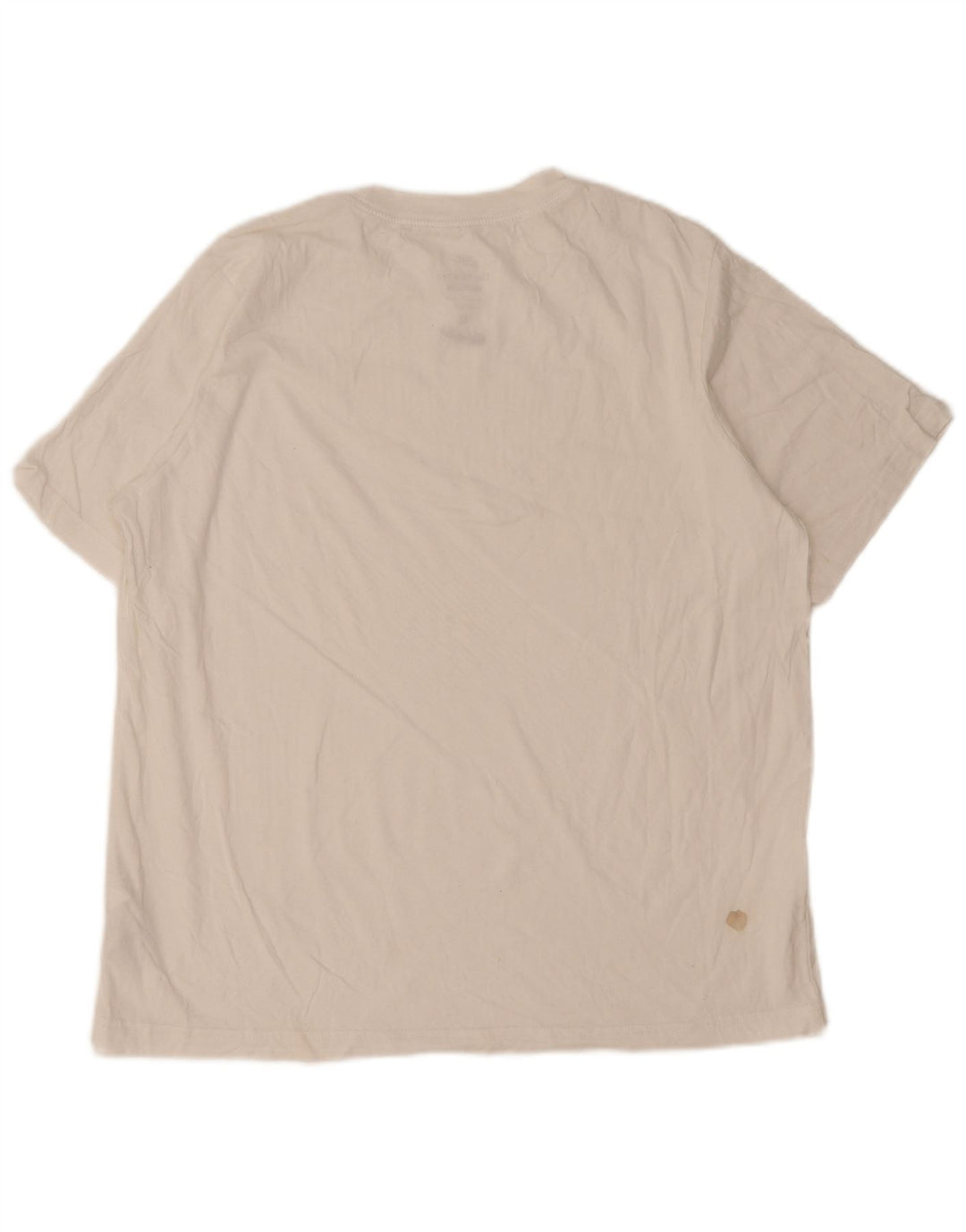 Camiseta masculina Nike Loose Fit Top Médio Algodão Branco