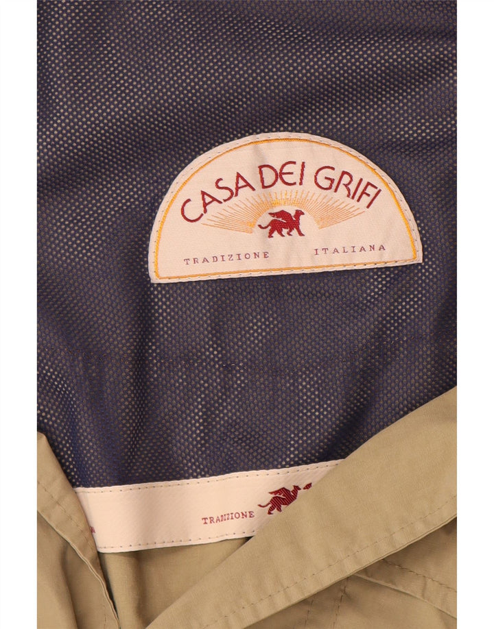 Jaqueta utilitária masculina VINTAGE UK 42 XL bege