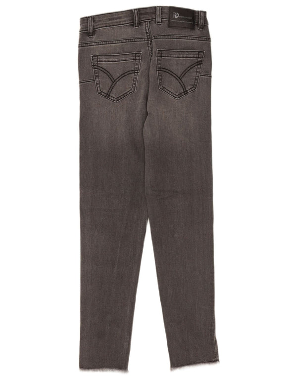 Calça jeans skinny feminina Dack's IT 44 médio W28 L25 cinza