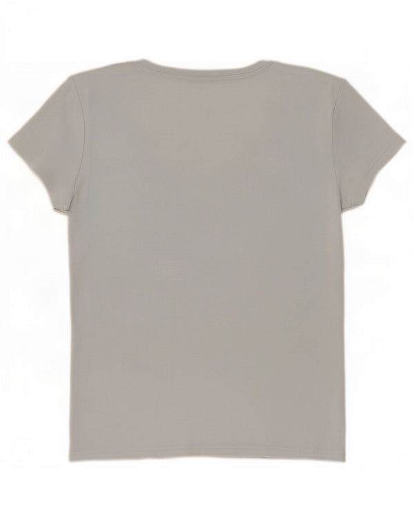 Tommy Hilfiger Camiseta Feminina Top UK 12 Médio Azul