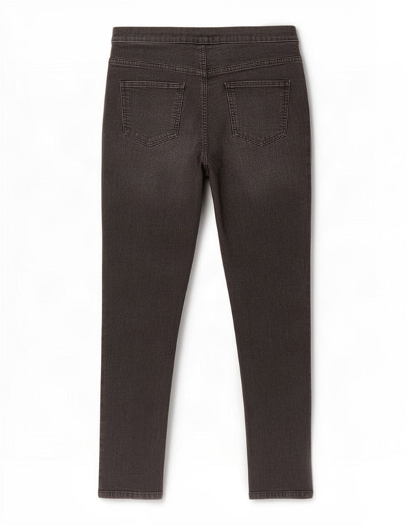 Calça jeans feminina Marks & Spencer UK 14 médio W30 L26 algodão cinza