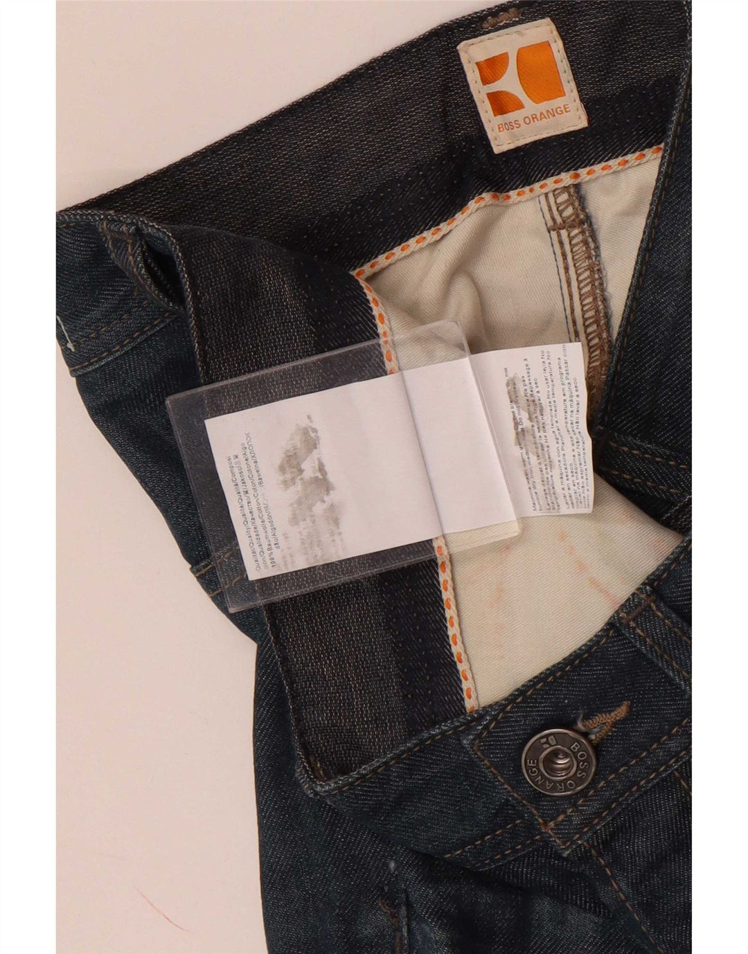Hugo Boss Masculino Slim Jeans W32 L34 Azul Algodão