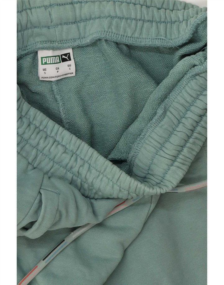 Calça esportiva feminina Puma Joggers UK 8 pequena turquesa