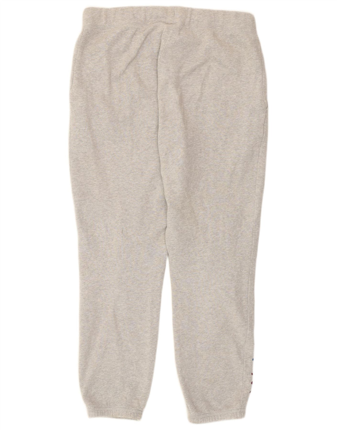Calça esportiva feminina Jack Wills com estampa gráfica e joggers UK 12 cinza médio