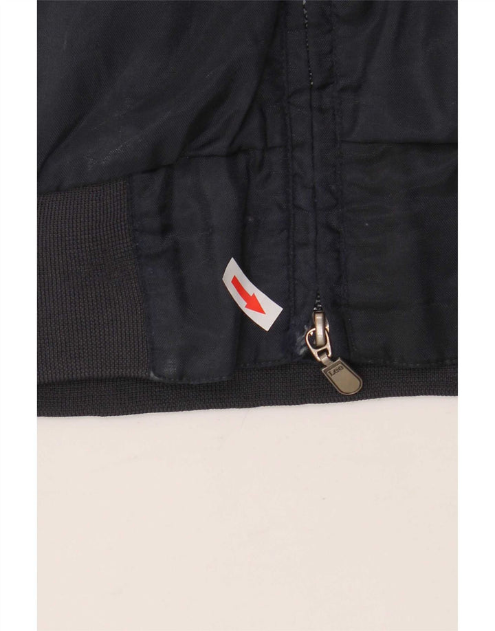 Jaqueta bomber masculina Lee UK 36 pequena. Azul marinho