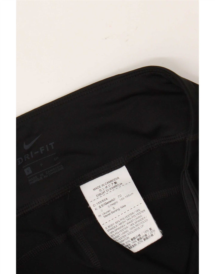Leggings Nike Climalite Capri UK 10 Pequeno Poliéster Preto
