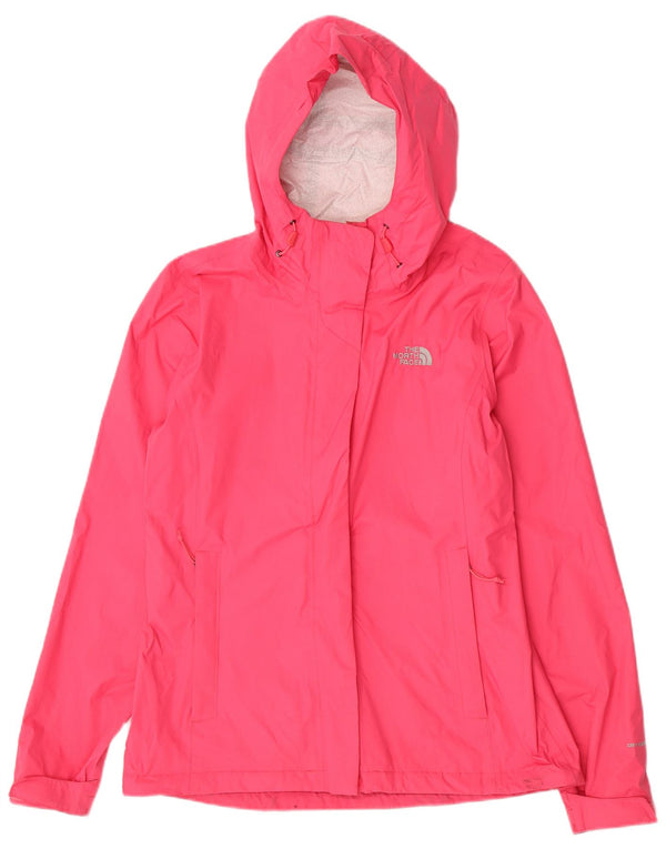 Jaqueta de chuva com capuz The North Face Womens Dryvent Reino Unido 14 Nylon rosa médio