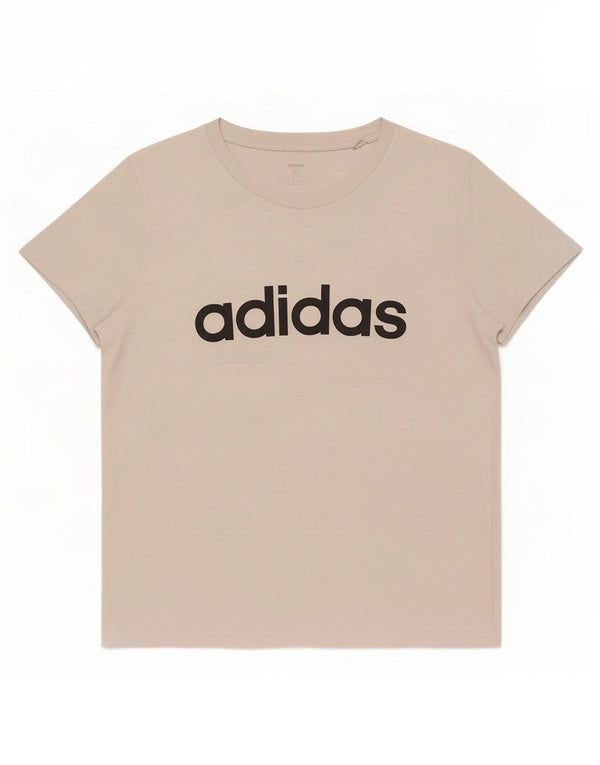 Adidas Camiseta Feminina Graphic Top UK 20/22 XL Algodão Branco