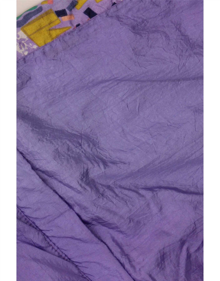 Jaqueta masculina Orso Poeta com padrão abstrato de treino XL poliamida roxa