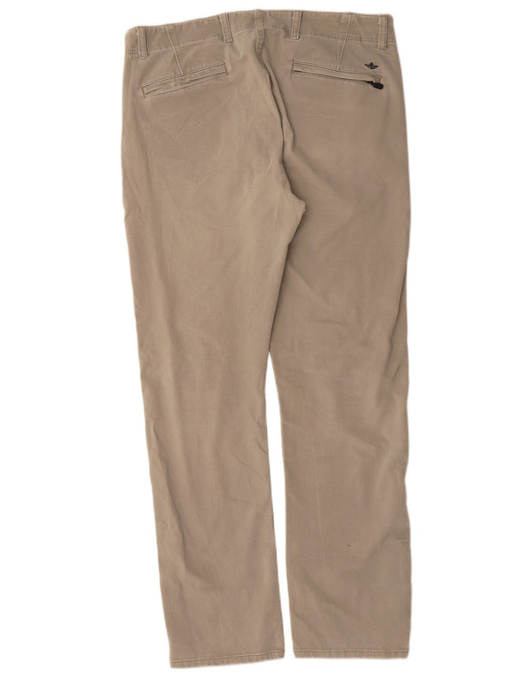 Dockers Mens Khakis Slim Chino Trousers W34 L32 Beige Cotton