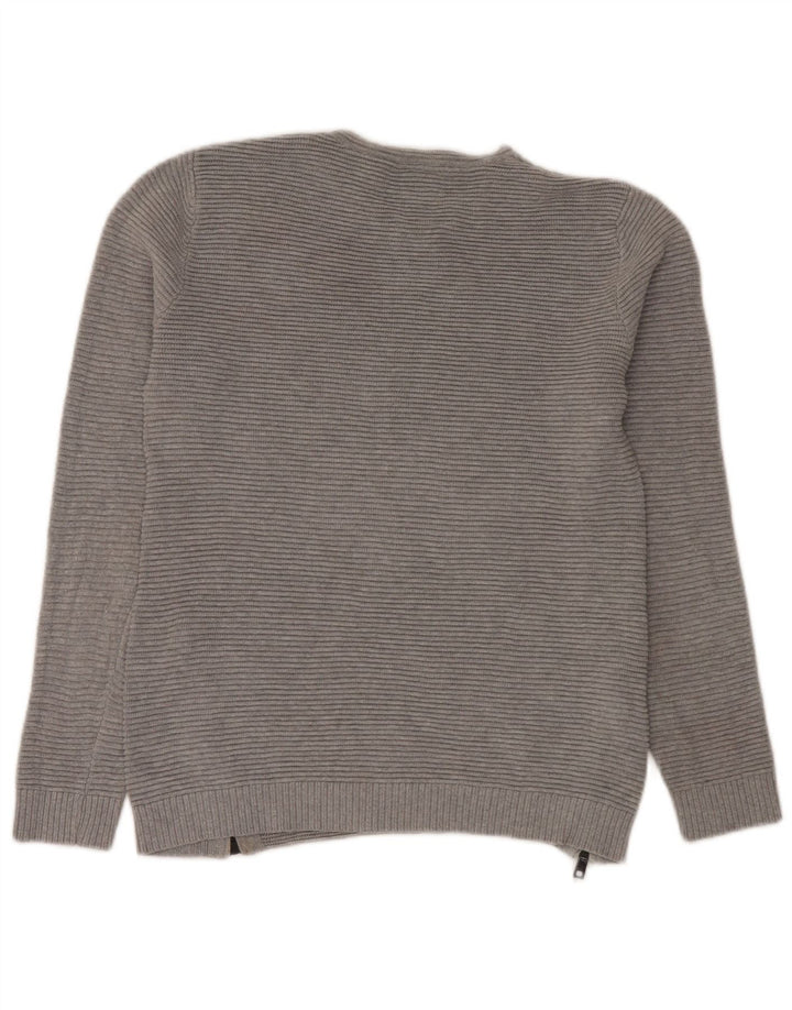 Suéter Zara Boys com gola redonda 11-12 anos cinza