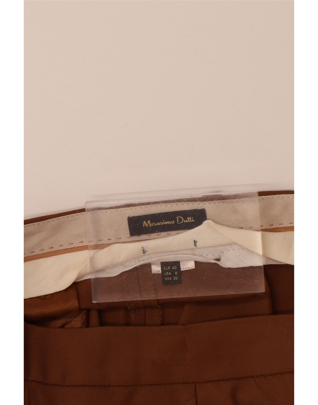 Calça Chino Feminina MASSIMO DUTTI EU 40 Médio W30 L28 Marrom