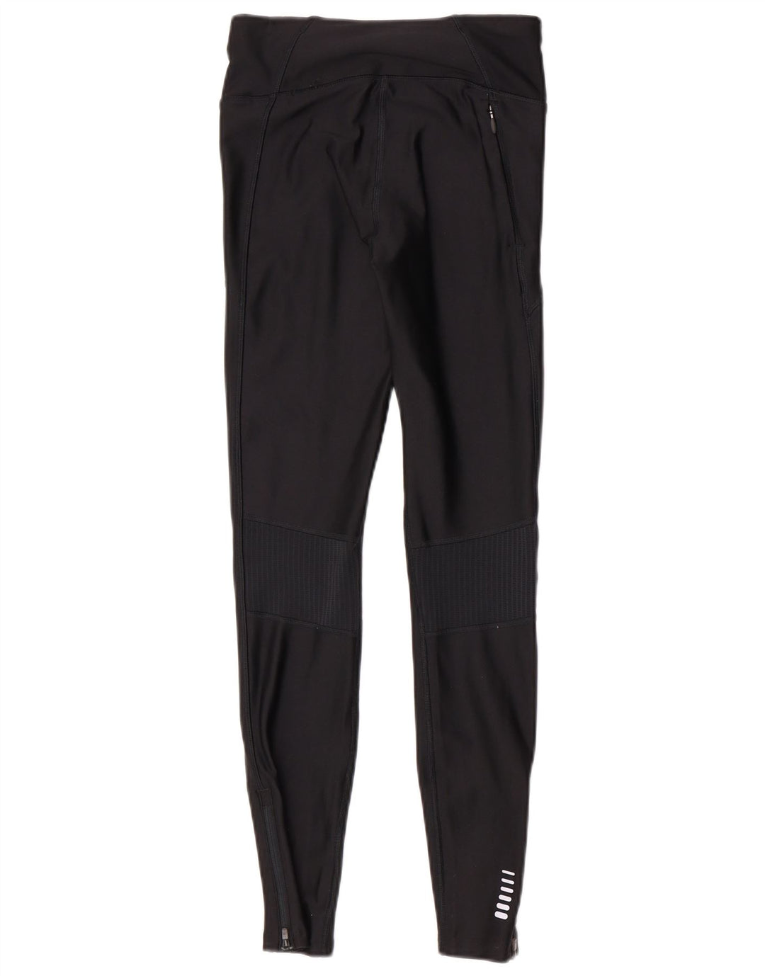 Leggings de compressão femininas Under Armour UK 10 esportes pequenos de poliéster preto
