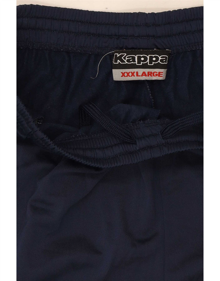 Calça de treino masculina Kappa 3XL poliéster azul marinho