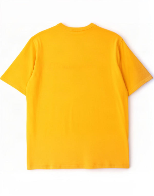 Camiseta gráfica masculina Champion XL algodão amarelo