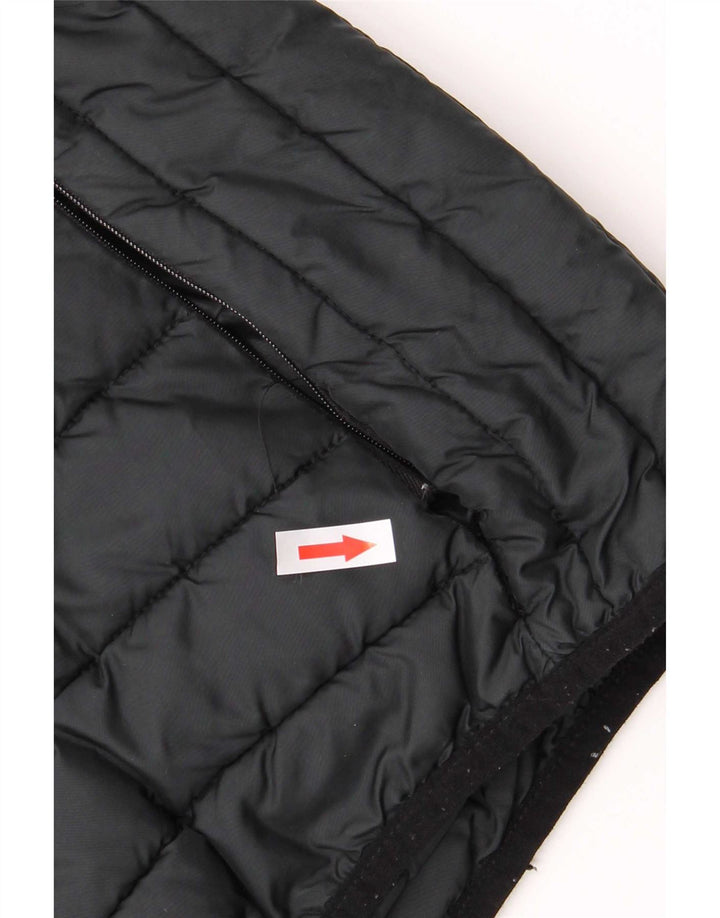 Jaqueta acolchoada com capuz feminina Ellesse UK 24 4XL poliéster preto