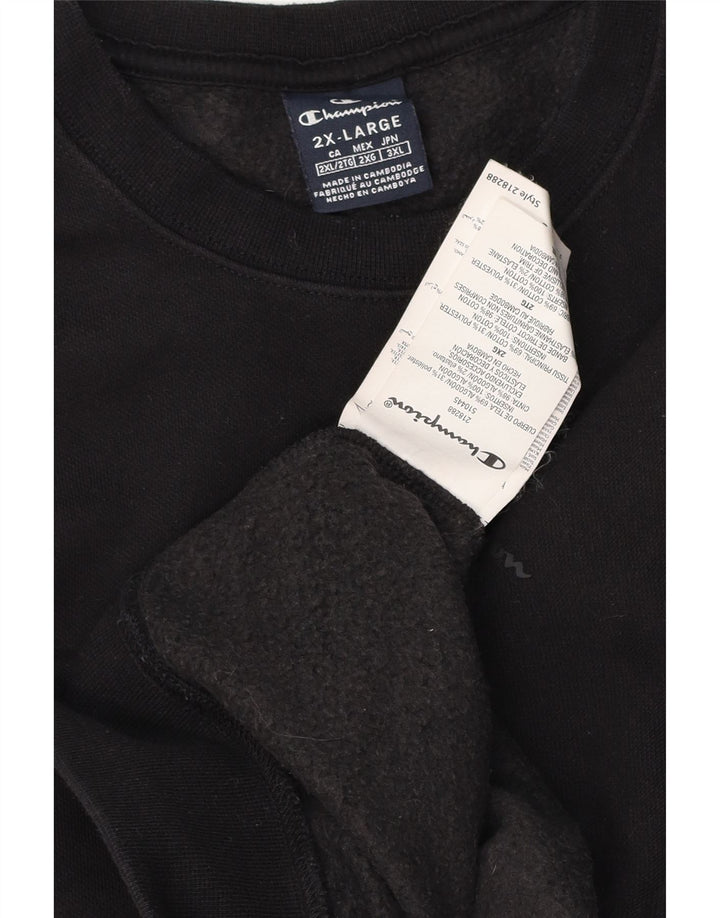 CHAMPION moletom masculino jumper 2XL algodão preto
