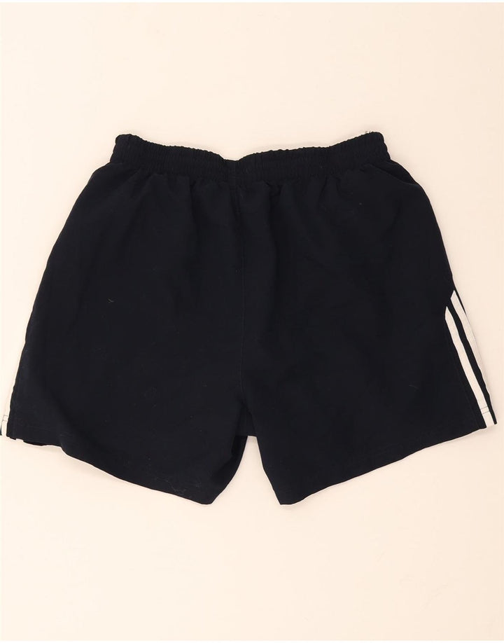 Shorts esportivos masculinos Adidas grandes poliéster azul marinho