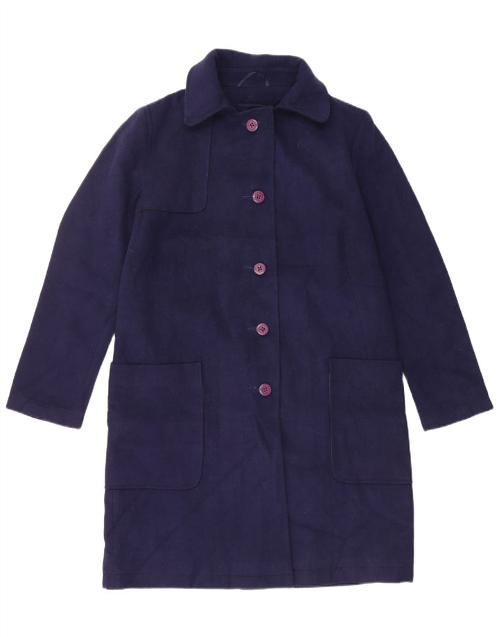 Sobretudo feminino Marks & Spencer UK 10 pequeno azul marinho