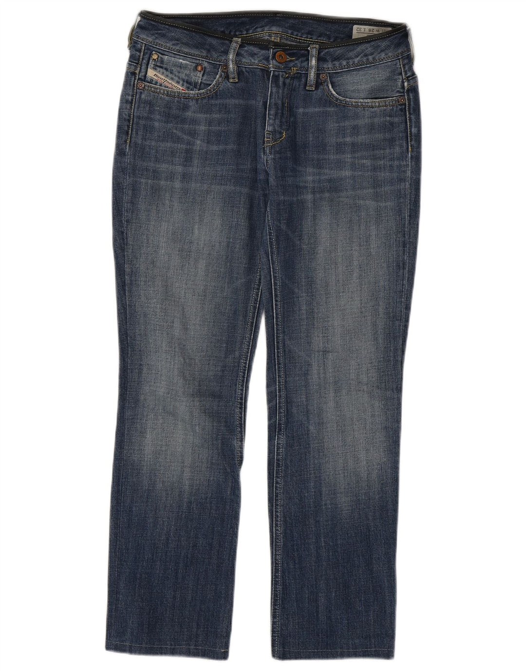 Diesel feminino BEBEL Slim Jeans W28 L27 Azul Algodão