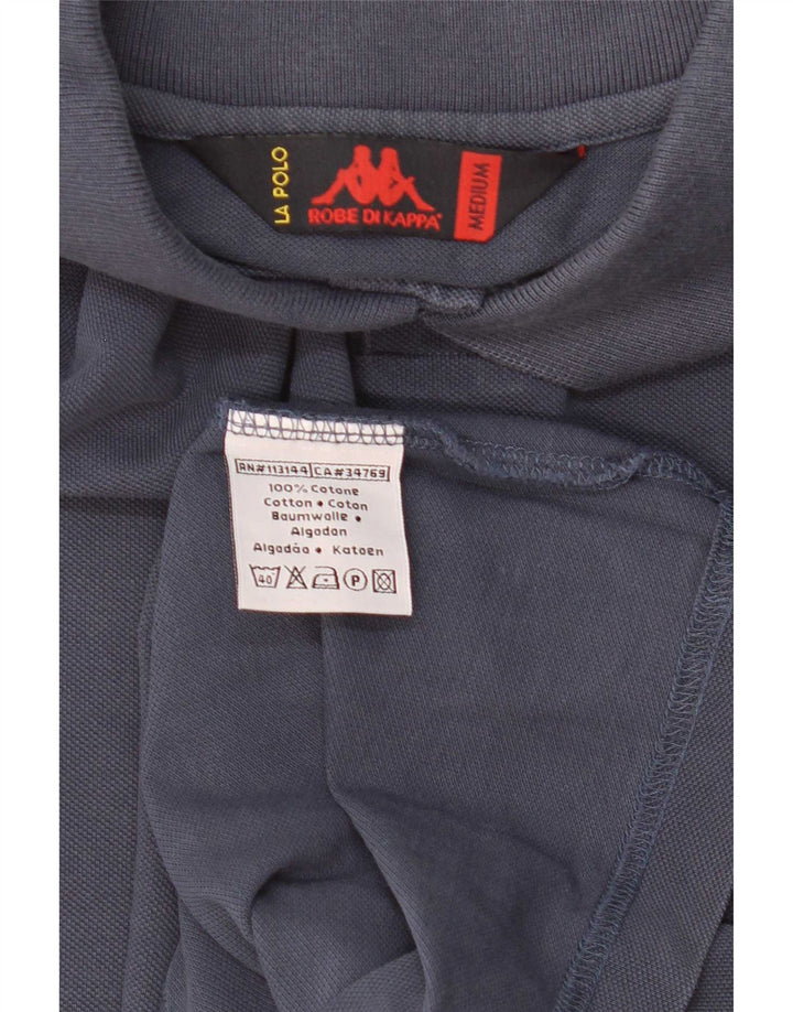 Camisa polo masculina Kappa de algodão azul marinho médio