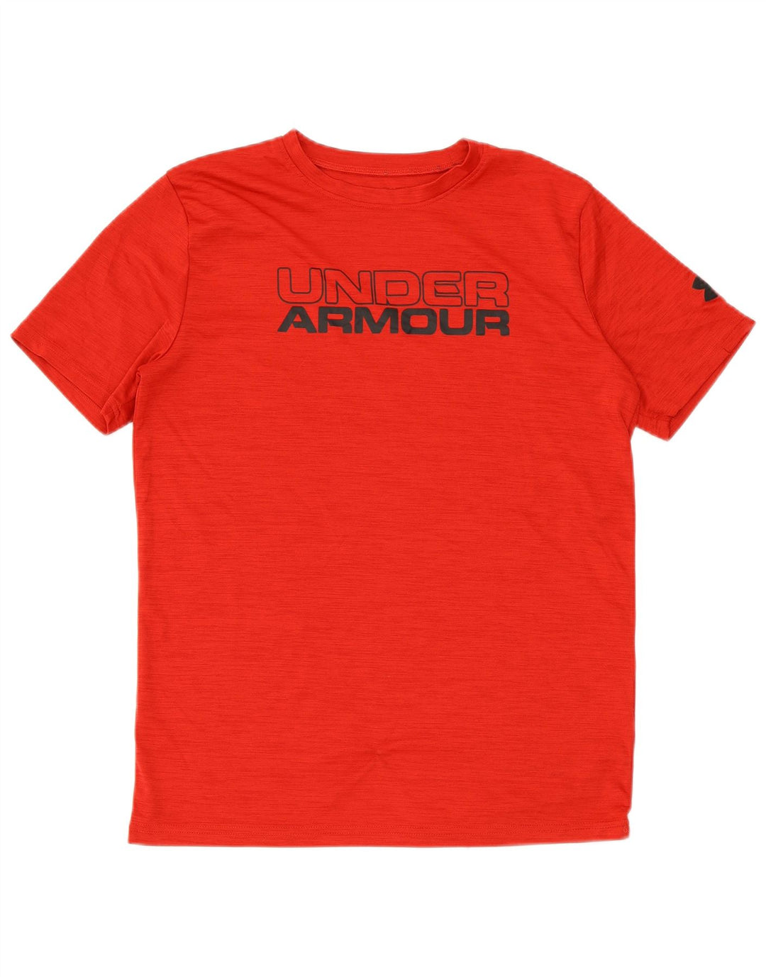 Camiseta gráfica UNDER ARMOUR Boys 13-14 anos XL risca de giz vermelha