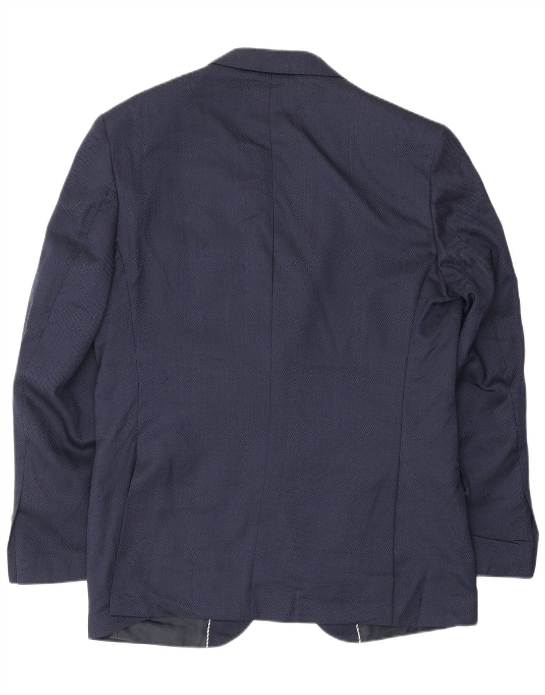 Jaqueta blazer masculina de 2 botões Marks & Spencer Reino Unido 40 grande listra azul marinho