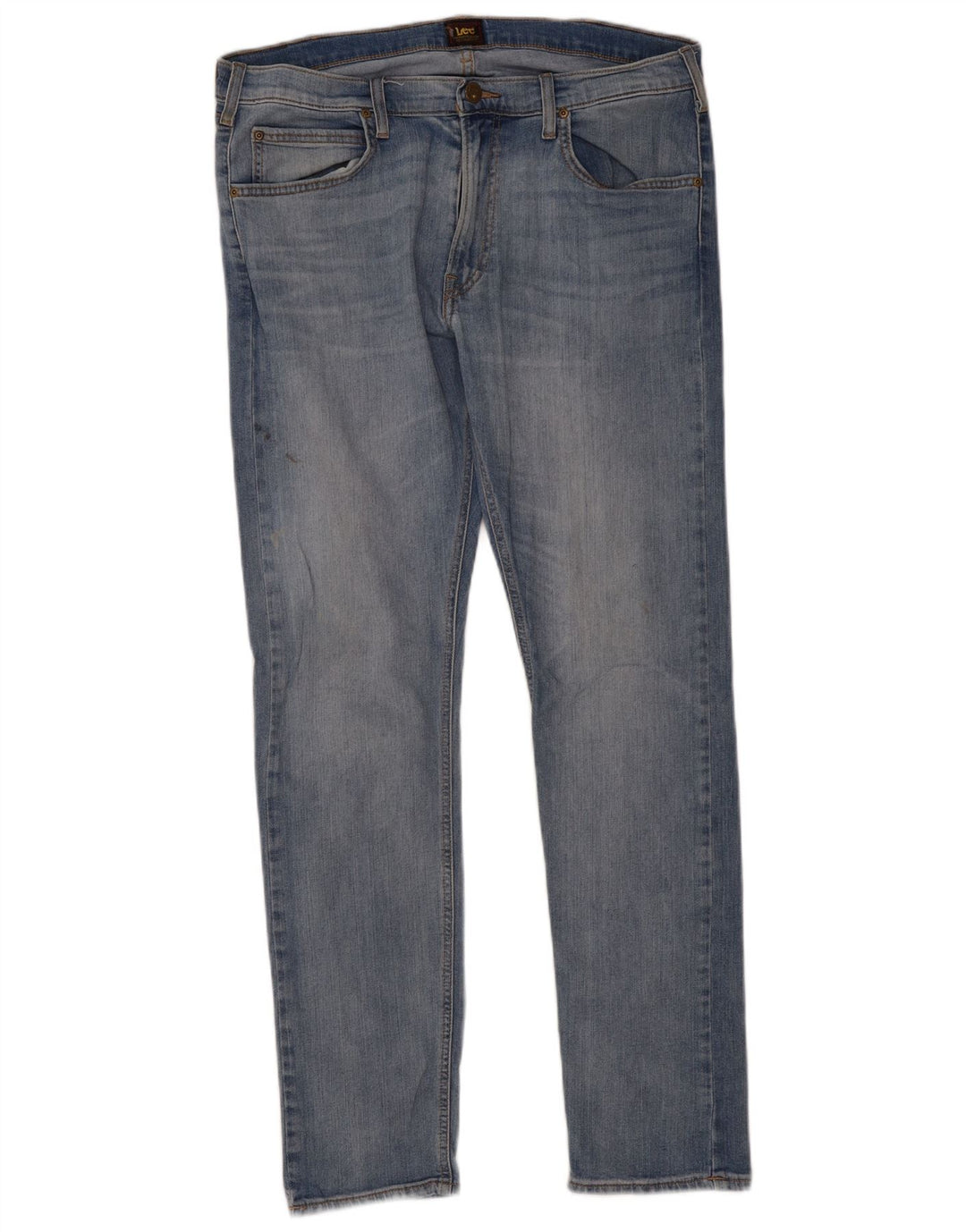 Lee Mens Luke Slim Jeans W36 L32 Azul Algodão