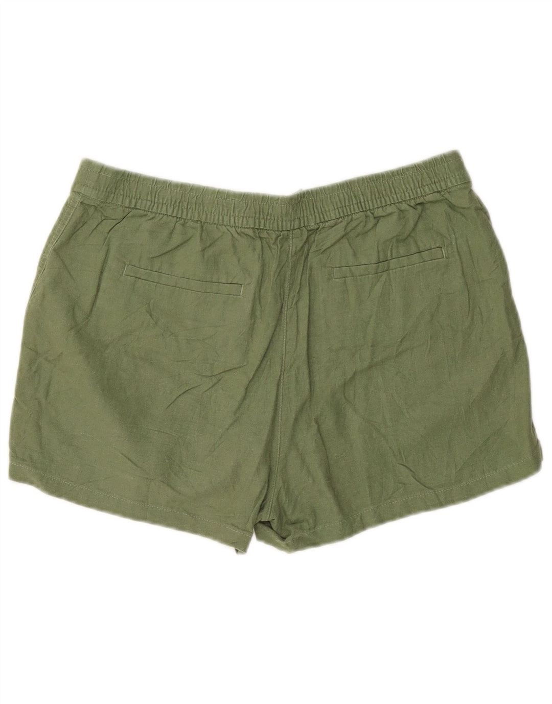 J. Crew Shorts Chino Feminino Médio W30 Linho Verde