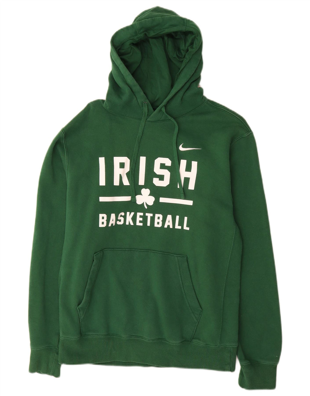 Jumper com capuz gráfico masculino Nike médio verde algodão