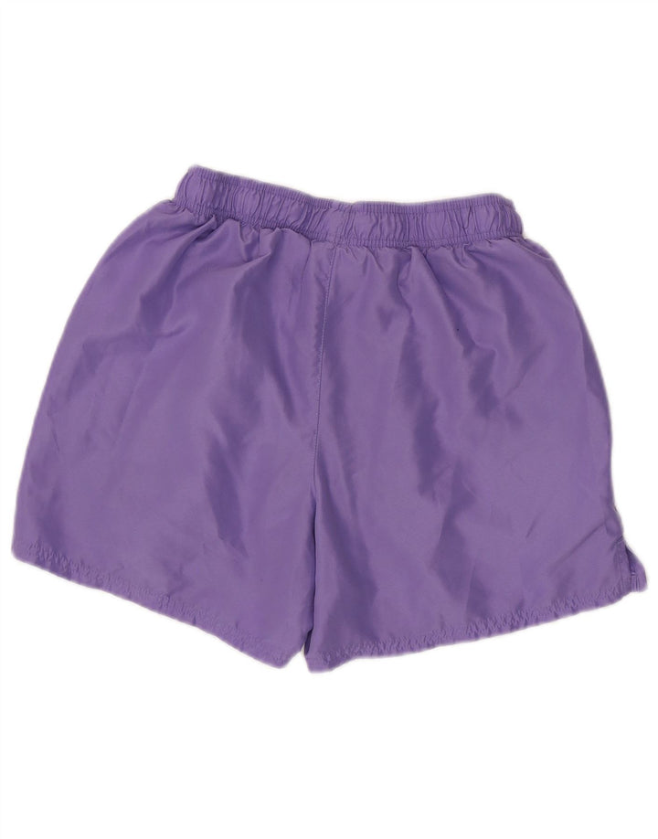Shorts esportivos femininos Nike UK 14 médio roxo poliéster