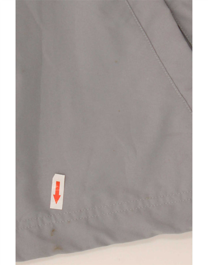 Nike Mens Tracksuit Top Jacket UK 41/43 Grande Cinza Colorblock Poliéster