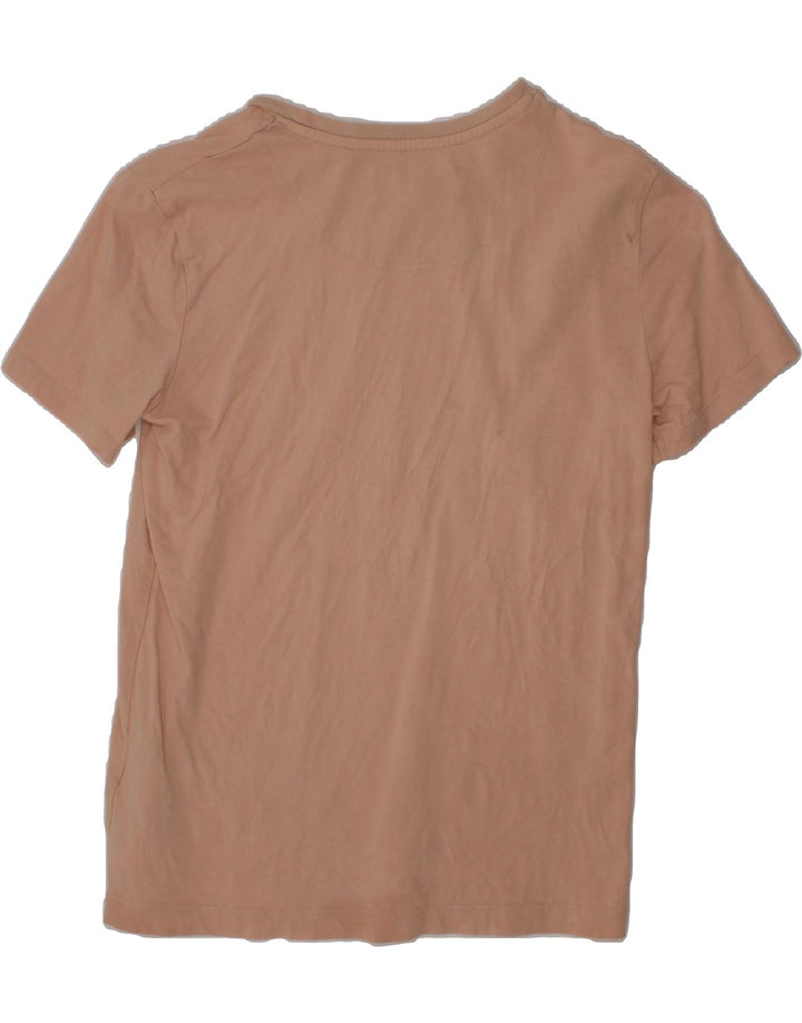 LYLE & SCOTT Girls T-Shirt Top 10-11 Years Beige Cotton Vintage Lyle & Scott and Second-Hand Lyle & Scott from Messina Hembry 