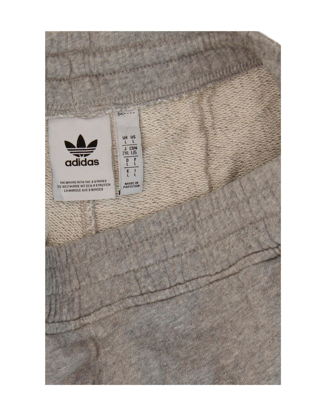Adidas Mens Cargo Sport Shorts Grande Algodão Cinza