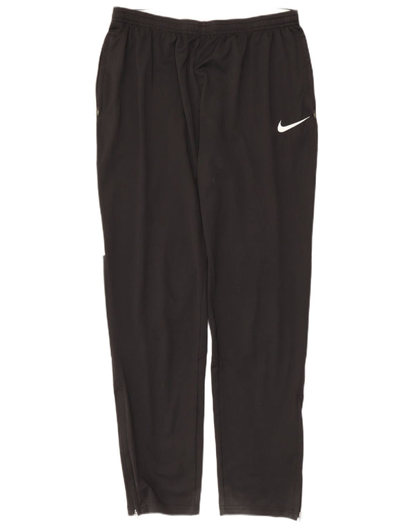 Calça de treino masculina Nike Dri Fit grande poliéster colorblock preto