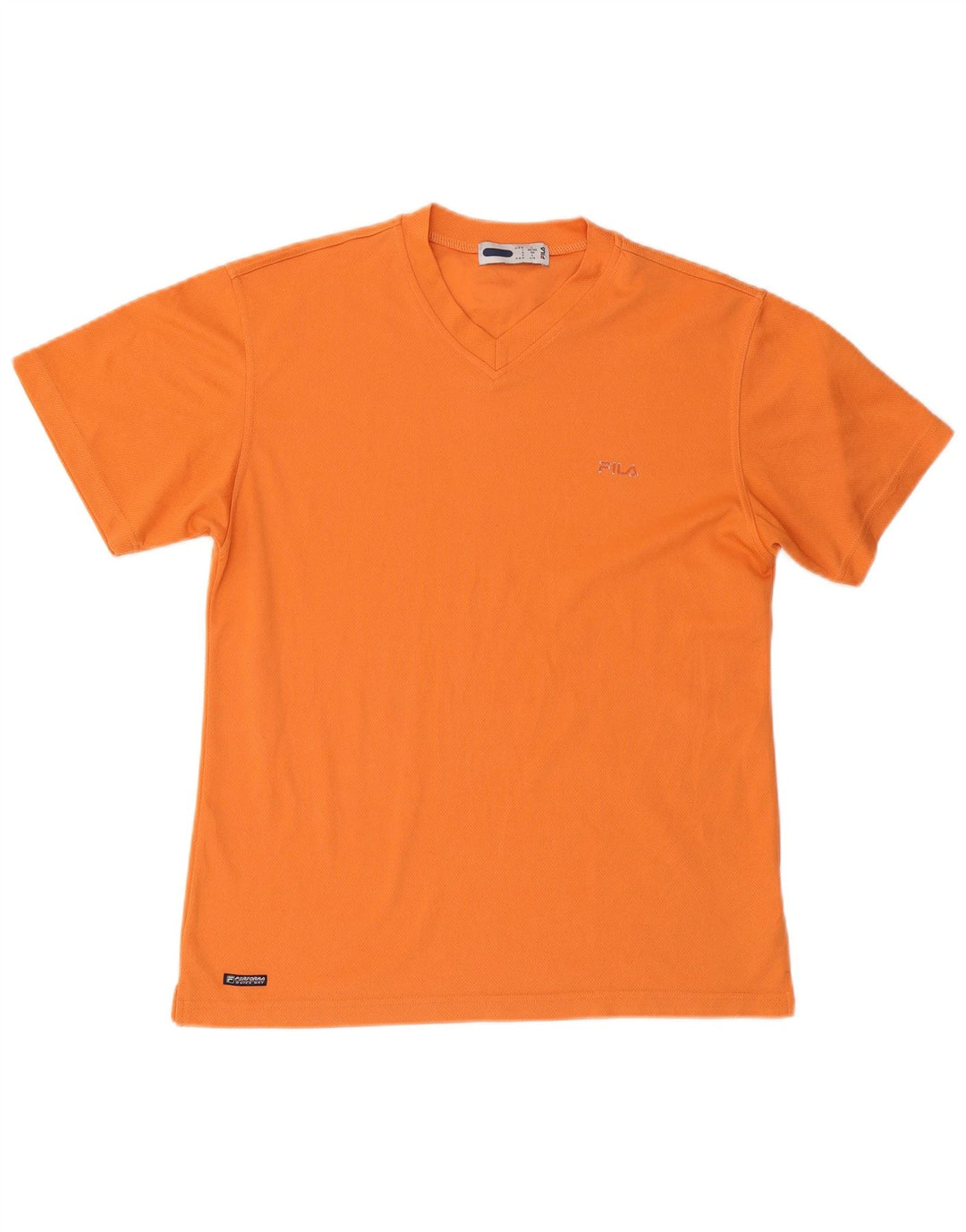 Camiseta feminina FILA UK 16 grande poliéster laranja
