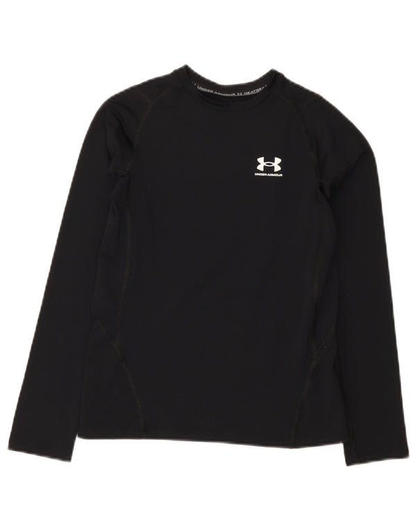 Under Armour Boys Heat Gear Top manga comprida 9-10 anos médio preto