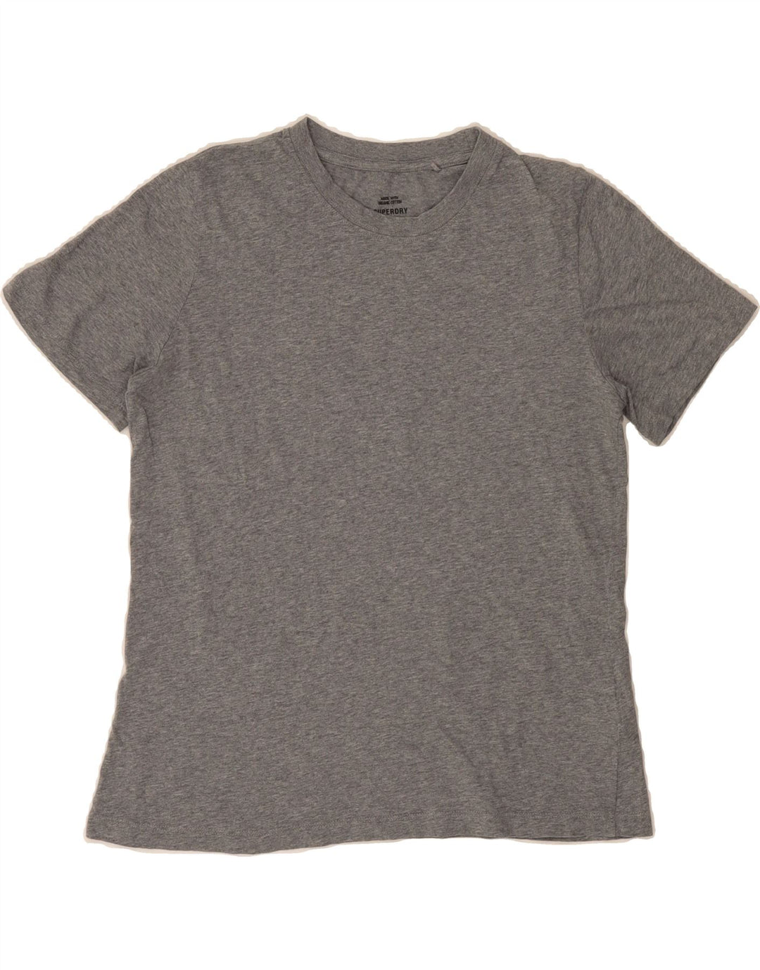 SUPERDRY Womens T-Shirt Top UK 10 Small  Grey Cotton Vintage Superdry and Second-Hand Superdry from Messina Hembry 