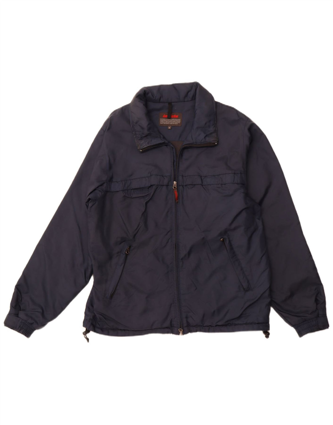 Jaqueta corta-vento masculina INVICTA Reino Unido 40 grande nylon azul marinho