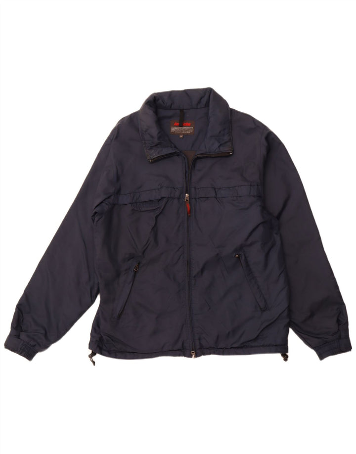 Jaqueta corta-vento masculina INVICTA Reino Unido 40 grande nylon azul marinho