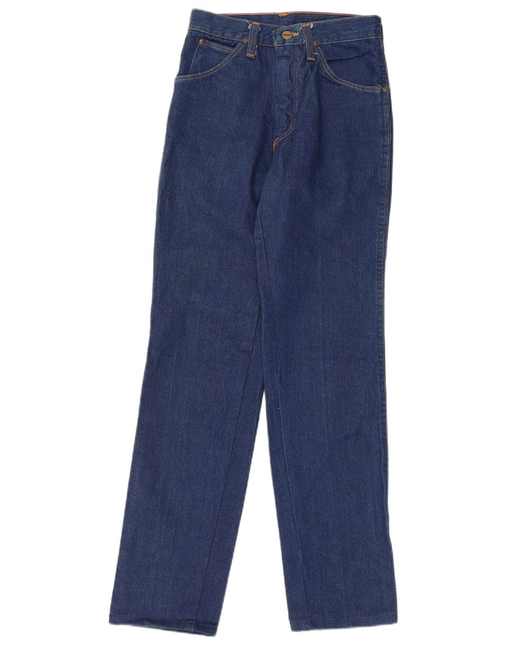 Jeans retos femininos Wrangler W26 L28 algodão azul