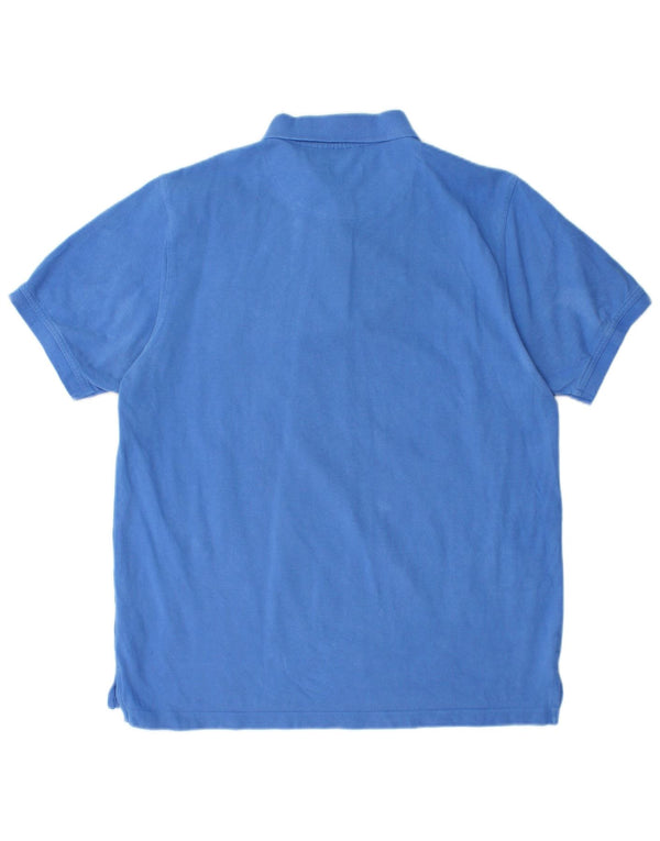 PIERRE CARDIN Camisa polo masculina de ajuste regular XL algodão azul