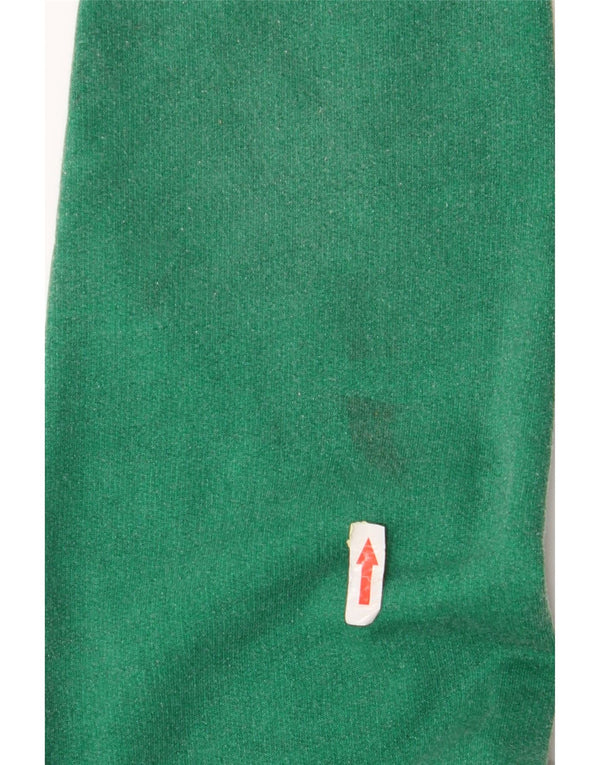 Moletom com capuz Fat Face Boys Ireland gráfico com zíper e gola 7-8 anos verde