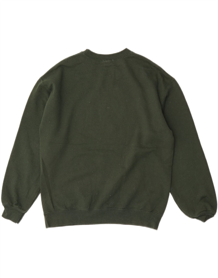 Suéter gráfico feminino Topshop UK 14 verde médio
