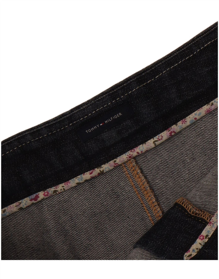 Mini saia jeans feminina Tommy Hilfiger W34 grande azul