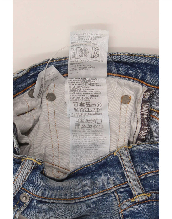 Levi's Mens 511 Slim Jeans W33 L27 Azul Algodão