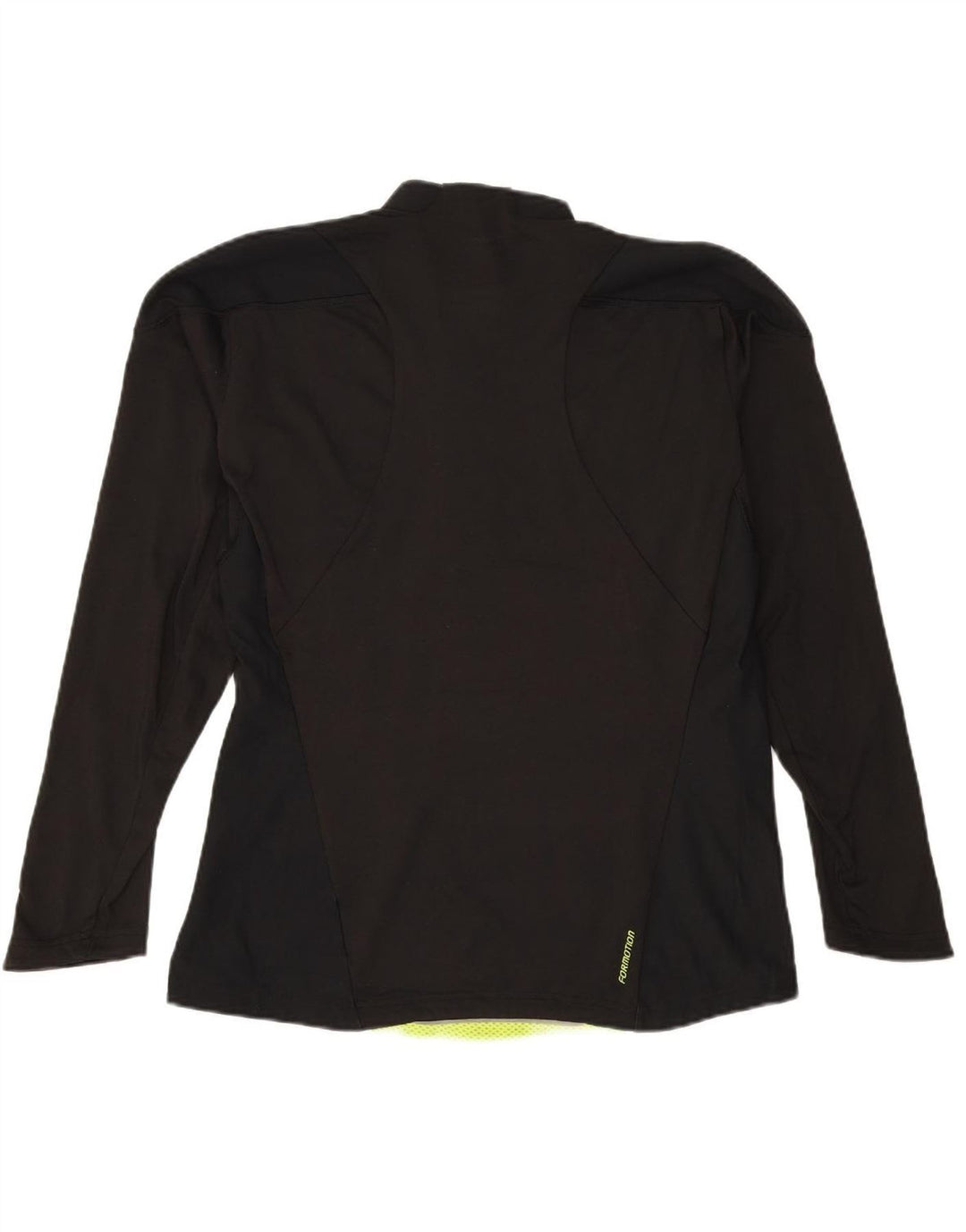 ADIDAS Mens Clima 365 Zip Neck Pullover Treino Top Grande Preto